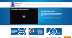 Desktop Screenshot of ambarvalehighcareers.com